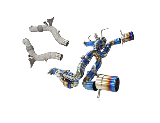 Ferrari F8 Tributo / Spider Valved Titanium F1 Race Exhaust System (19-23)