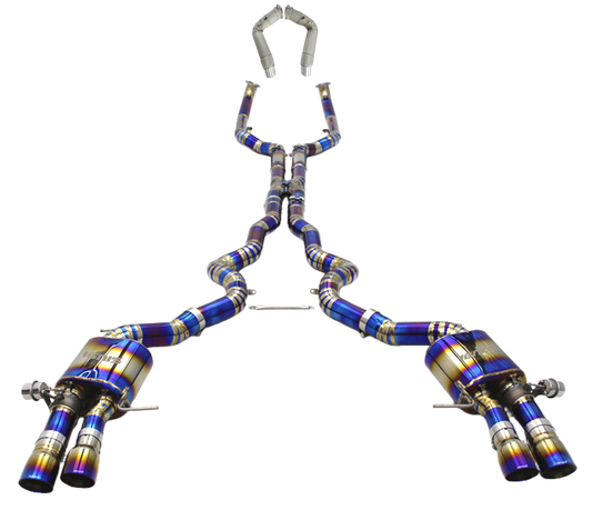 BMW F10 M5 / F06/F12/F13 M6 Valved Titanium Cat-Back Exhaust (11-19)