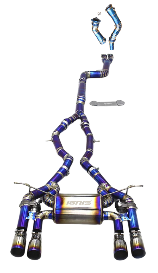 BMW F80 M3 & F82/F83 M4 Valved Titanium Cat-Back Exhaust (15-19)