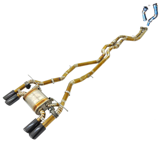 BMW F80 M3 & F82/F83 M4 Valved Titanium Equal Length Cat-Back Exhaust (15-19)