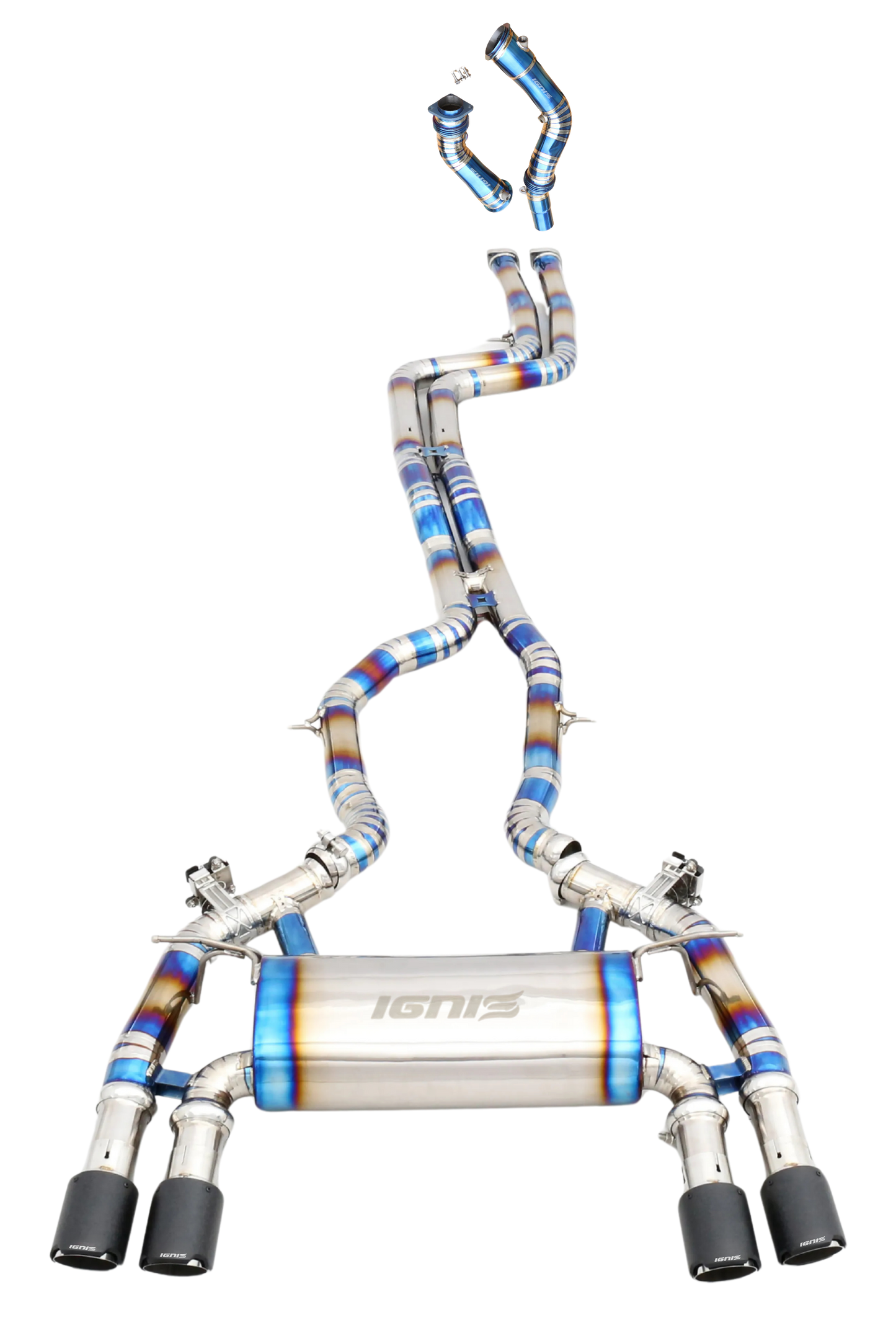 BMW F87 M2 Competition Valved Titanium Cat-Back Exhaust (S55, 19-21)