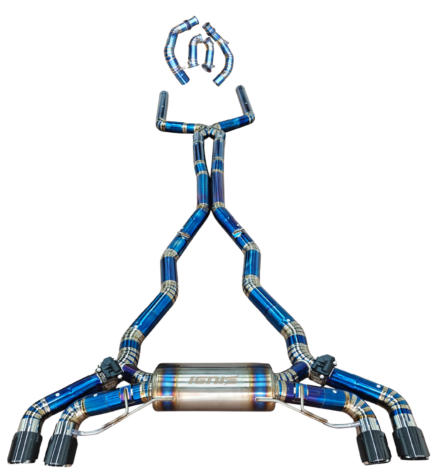 BMW F90 M5 Valved Titanium Cat-Back Exhaust (18-23)