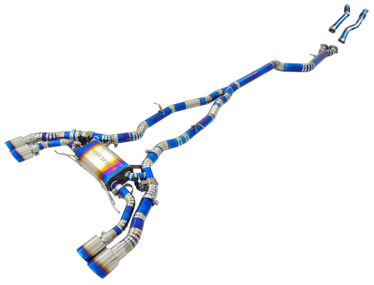 BMW F97 X3M / F98 X4M Valved Titanium Cat-Back Exhaust (S58, 2019+)