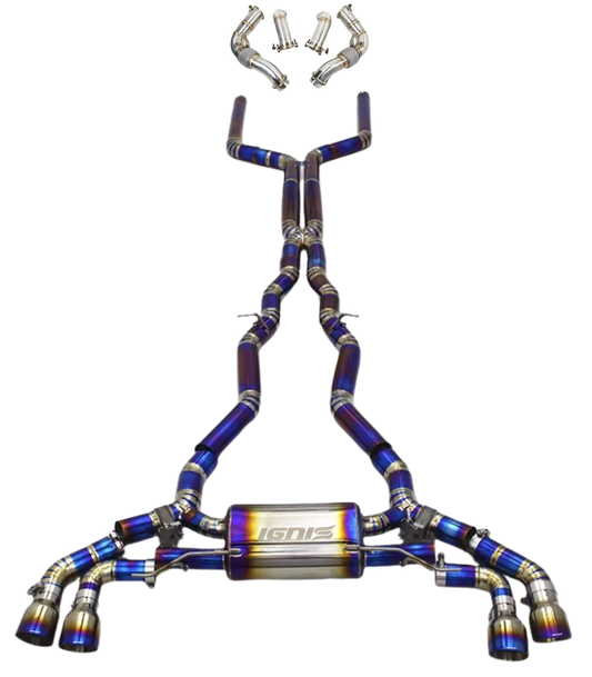 BMW G07 X7 M60i / Alpina XB7 Valved Titanium Cat-Back Exhaust (S68, 2023+)