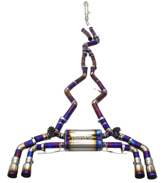 BMW G20/G21 M340i & G22/G23/G26 M440i Valved Titanium Cat-Back Exhaust (2019+)