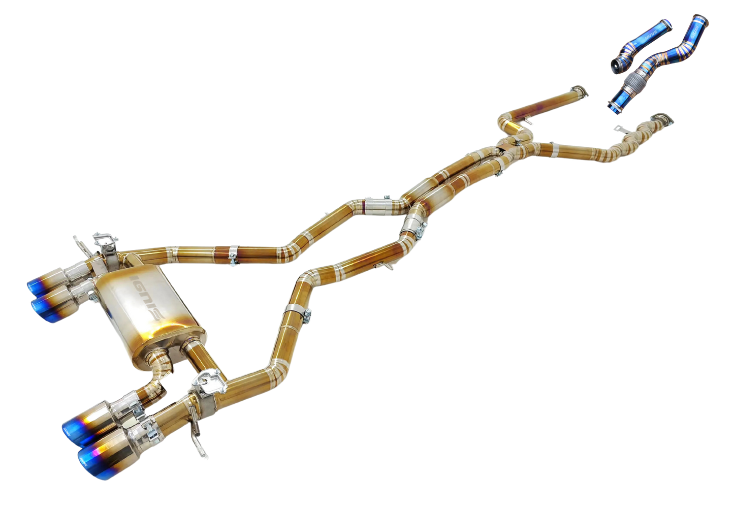 BMW G80/G81 M3 & G82/G83 M4 Valved Titanium Equal Length Cat-Back Exhaust (2021+)