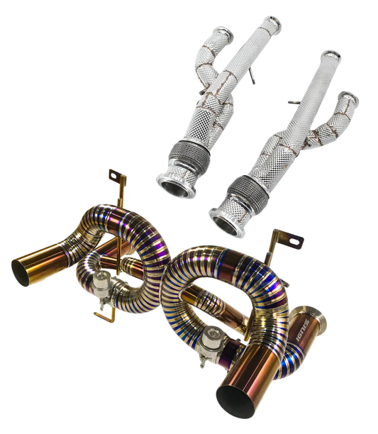 Lamborghini Aventador SVJ / Ultimae Valved Titanium F1 Race Exhaust System (18-21)