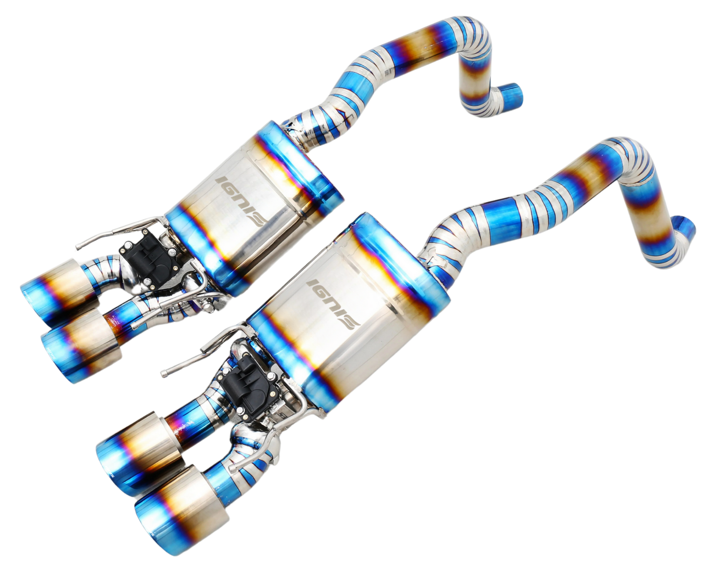 Chevrolet C6 Corvette Valved Titanium Axle-Back Exhaust (05-13)