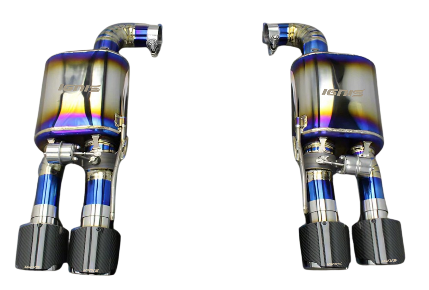 Ford S550/S650 Mustang GT Valved Titanium Axle-Back Exhaust (2015+)