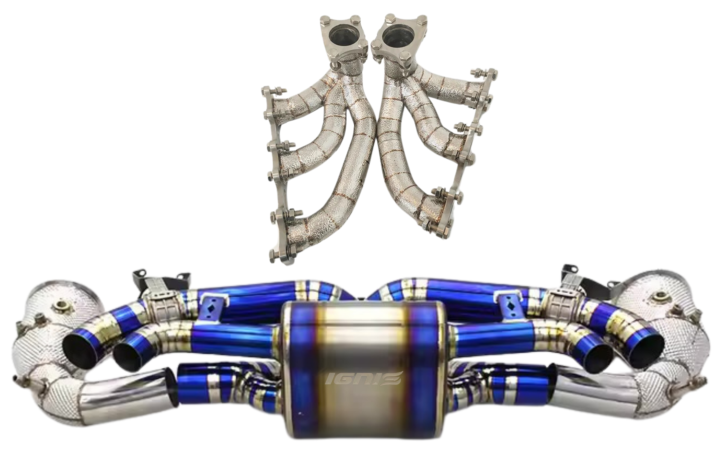 Porsche 911 (992) Carrera /S/4/4S/GTS/Targa/Cabriolet/Dakar Valved Titanium Exhaust System (2019+)