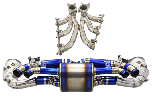 Porsche 911 (992) Carrera /S/4/4S/GTS/Targa/Cabriolet/Dakar Valved Titanium Exhaust System (2019+)