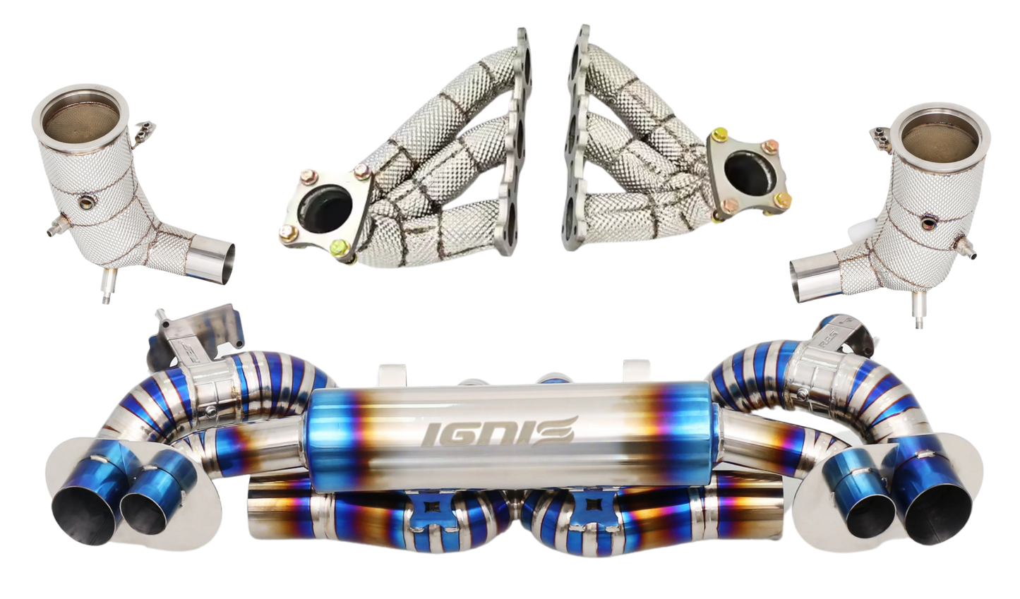 Porsche 911 (992) Turbo / Turbo S Valved Titanium Exhaust System (2020+)