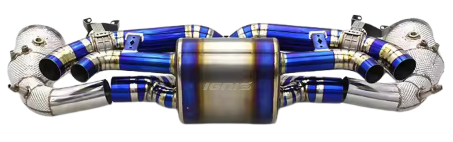 Porsche 911 (992) Carrera /S/4/4S/GTS/Targa/Cabriolet/Dakar Valved Titanium Exhaust System (2019+)