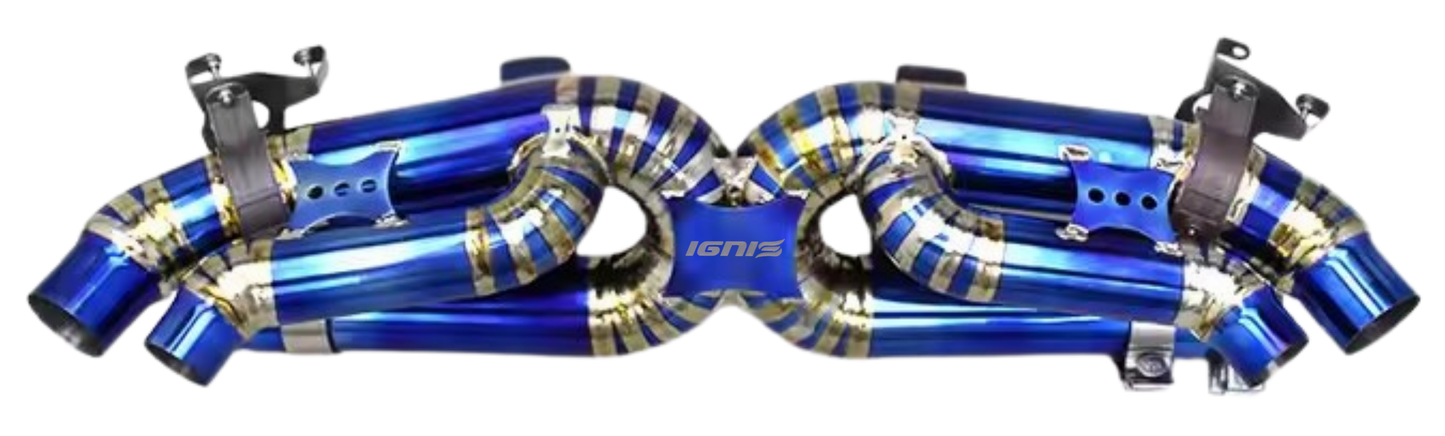 Porsche 911 (992) Carrera /S/4/4S/GTS/Targa/Cabriolet/Dakar Valved Titanium F1 Race Exhaust System (2019+)
