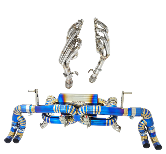 Audi R8 V8/V10 Valved Titanium F1 Race Exhaust System (07-24)