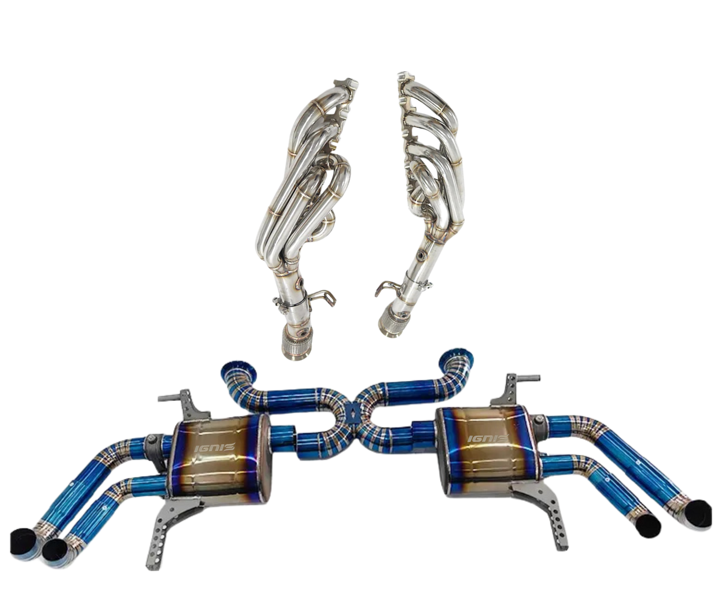 Audi R8 V8/V10 Valved Titanium Sport Exhaust System (07-24)