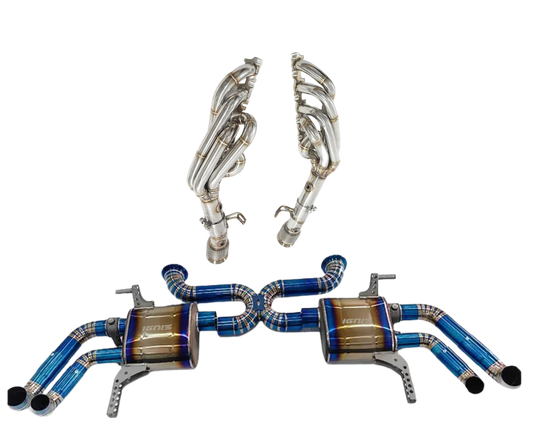 Audi R8 V8/V10 Valved Titanium Sport Exhaust System (07-24)