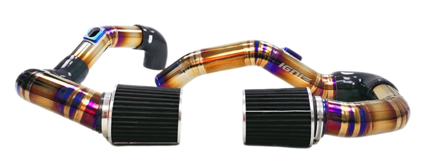 BMW F87 M2C, F80 M3, F82/F83 M4 Titanium Front Mount Intake Kit (S55, 15-21)