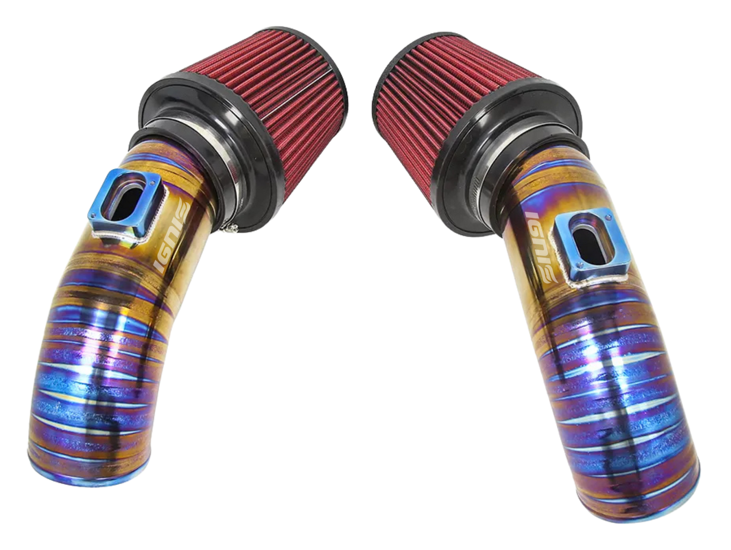 BMW F10 M5, F06/F12/F13 M6 Titanium Top Mount Intake Kit (S63TU, 12-19)