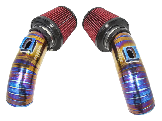 BMW F10 M5, F06/F12/F13 M6 Titanium Top Mount Intake Kit (S63TU, 12-19)