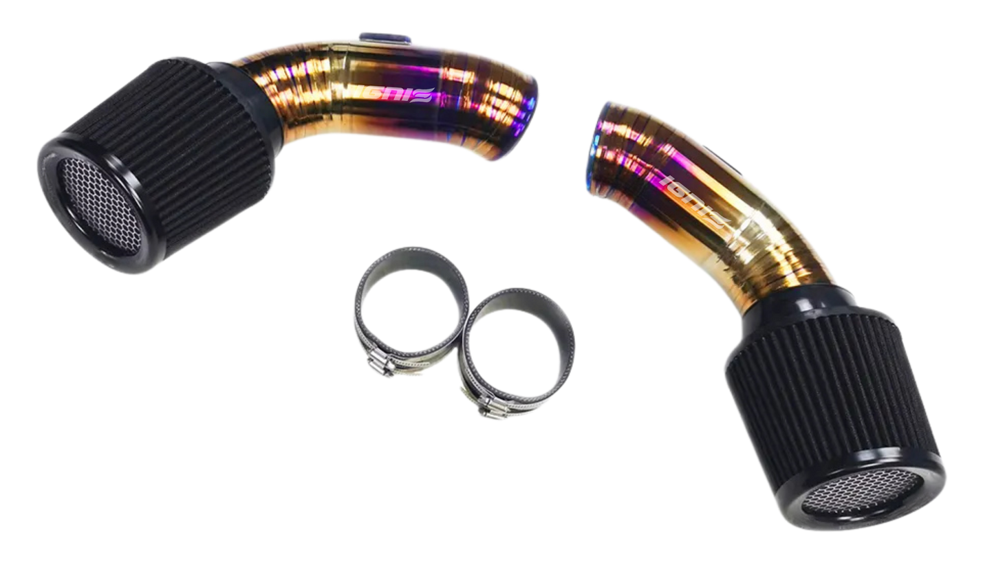 BMW F10 M5, F06/F12/F13 M6 Titanium Top Mount Intake Kit (S63TU, 12-19)