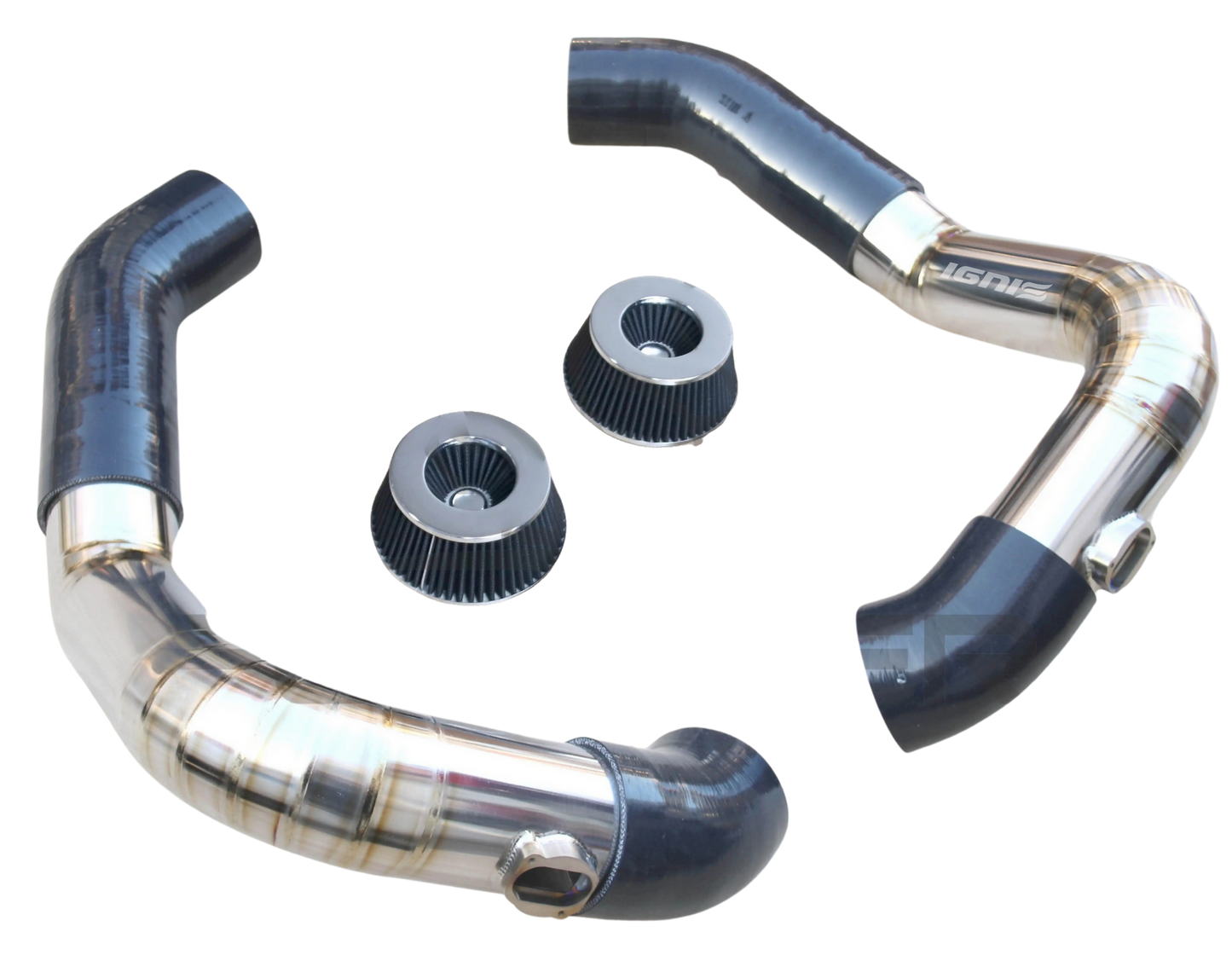 BMW F10 M5, F06/F12/F13 M6 Titanium Front Mount Intake Kit (S63TU, 12-19)