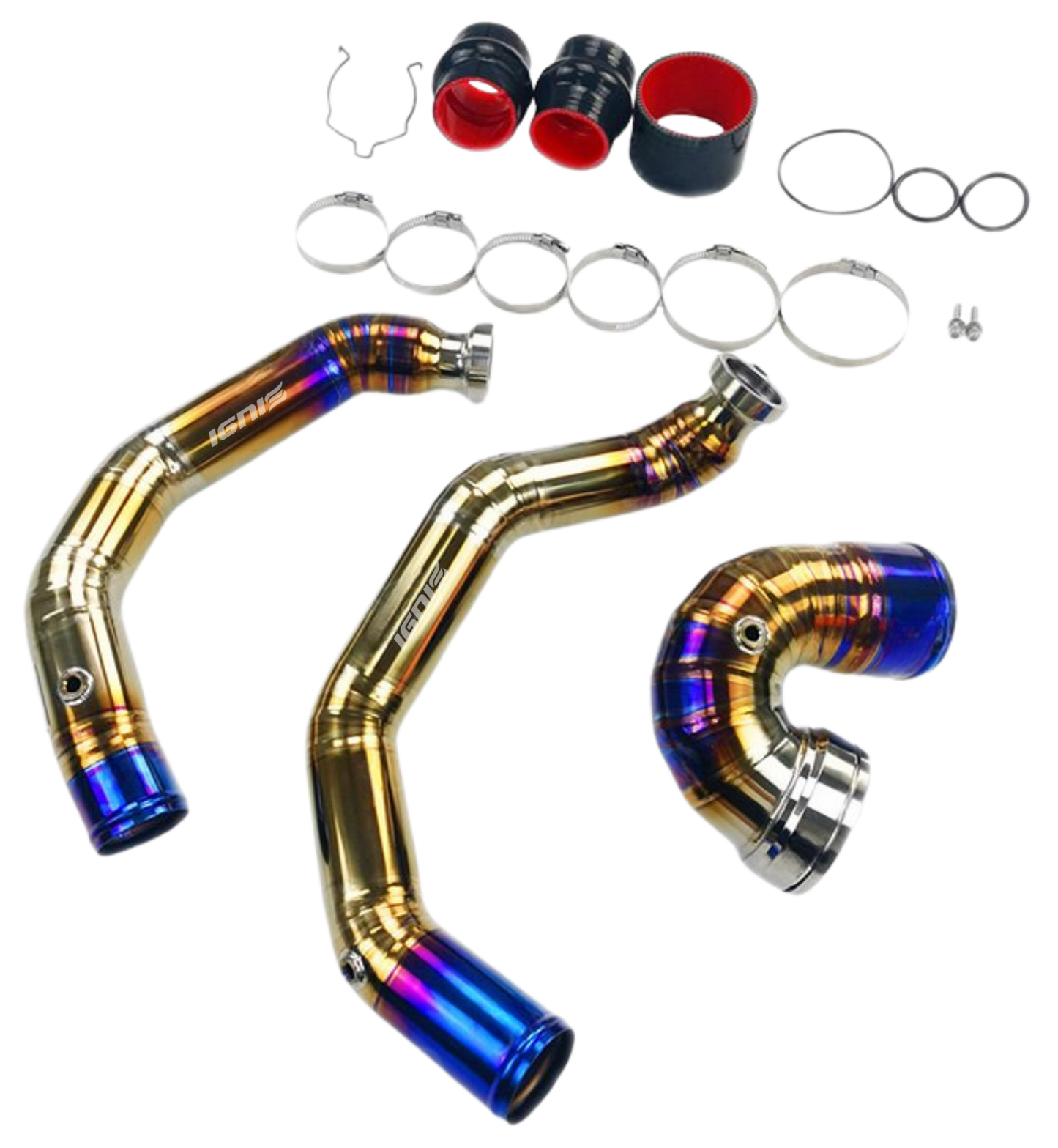 BMW F87 M2C, F80 M3, F82/F83 M4 Titanium Charge Pipe Kit (S55, 15-20)