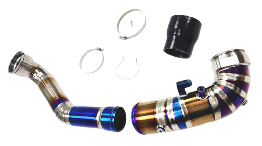 BMW / Toyota A90/A91 GR Supra B58 GEN 2 Titanium Charge Pipe Kit (B58TU, 2019+)