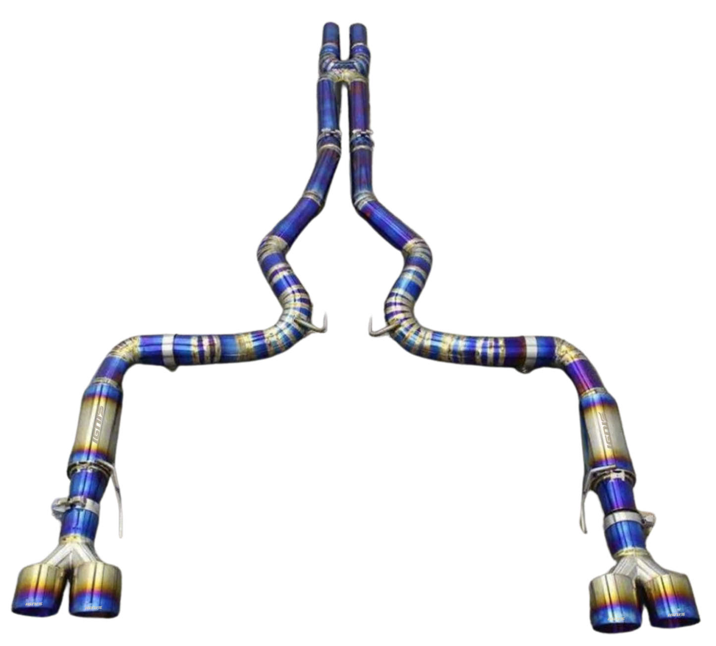 Ford S550/S650 Mustang GT Titanium Race Cat-Back Exhaust (2015+)