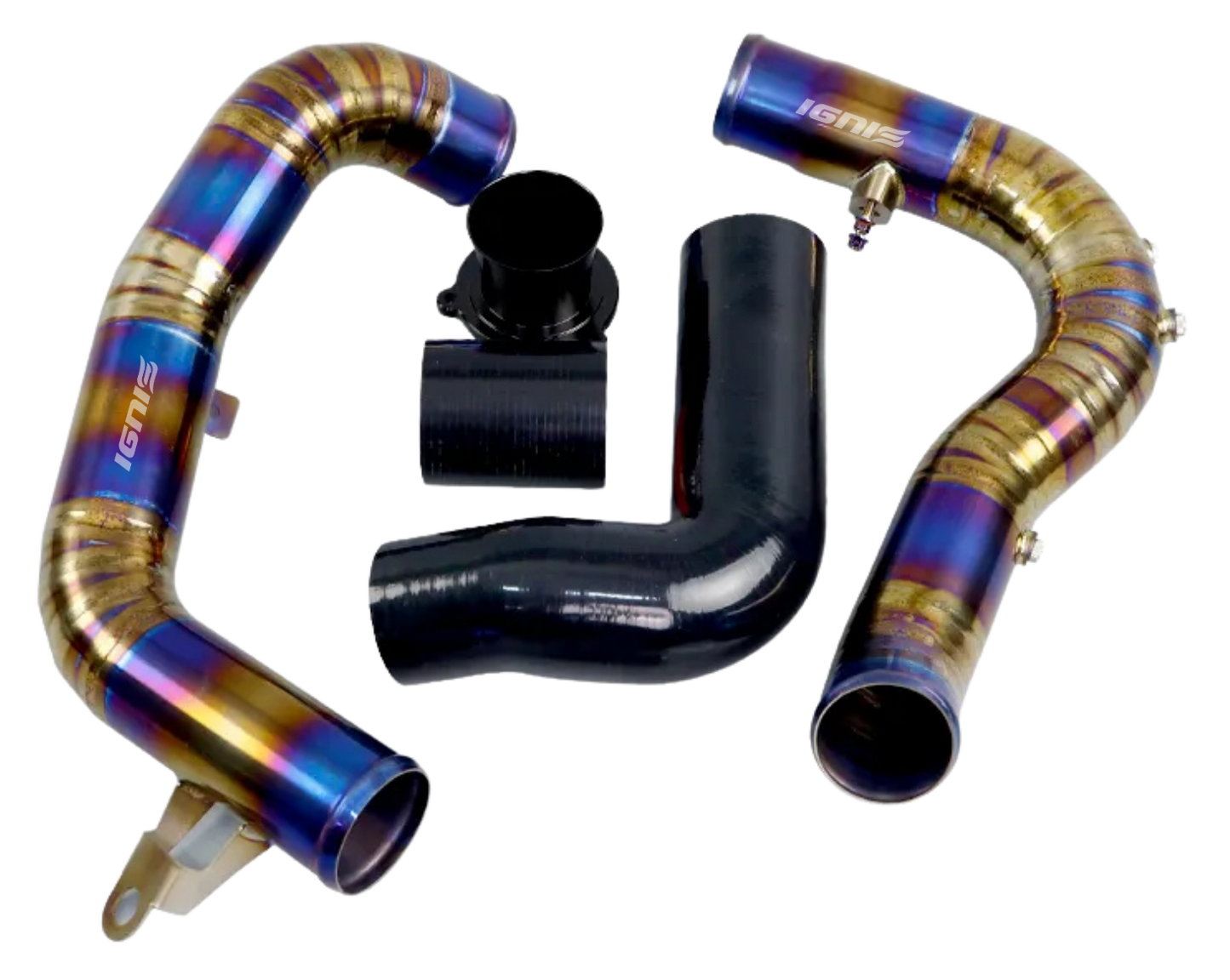 Audi S3/A3/TT/TTS, VW Golf R/GTI/GLI, Cupra Leon/Formentor VZ Titanium Charge Pipe Kit (MQB EA888, 2013+)
