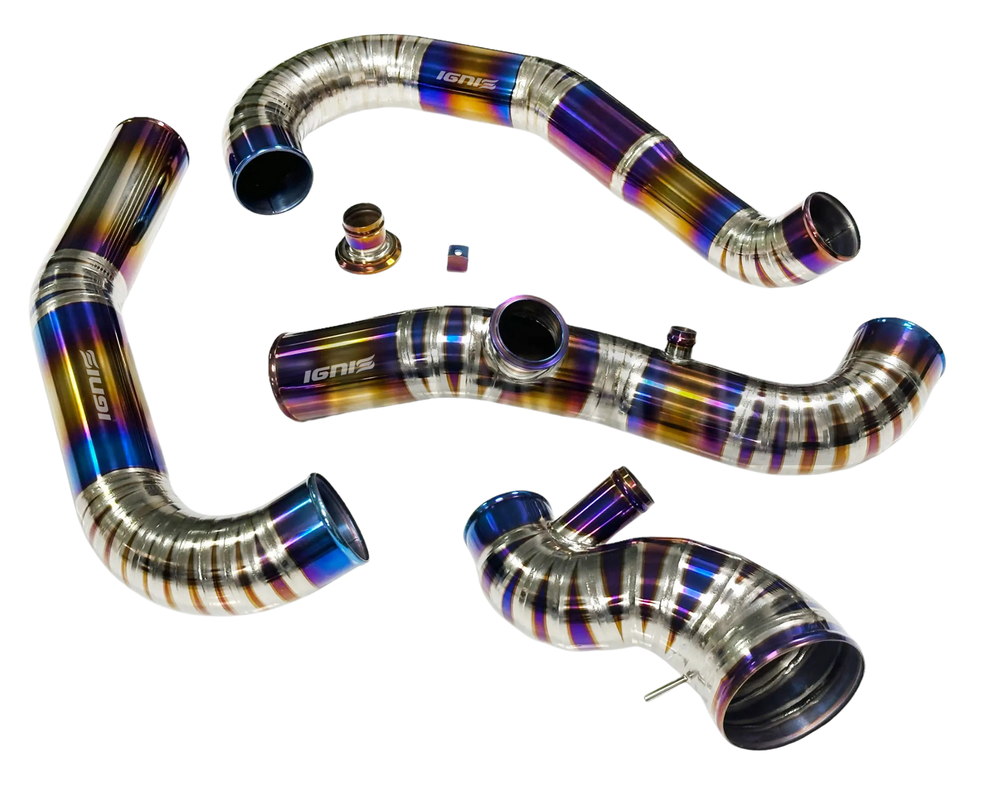 Mitsubishi Lancer Evo 7/8/9 Titanium Full Intercooler Pipe Kit (01-07)