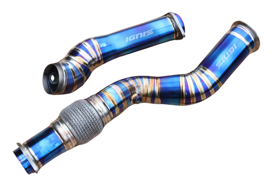 BMW G87 M2, G80/G81 M3, G82/G83 M4 Titanium Race Downpipes (S58, 2021+)
