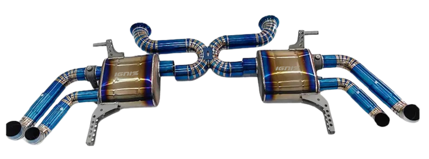 Audi R8 V8/V10 Valved Titanium Sport Exhaust System (07-24)