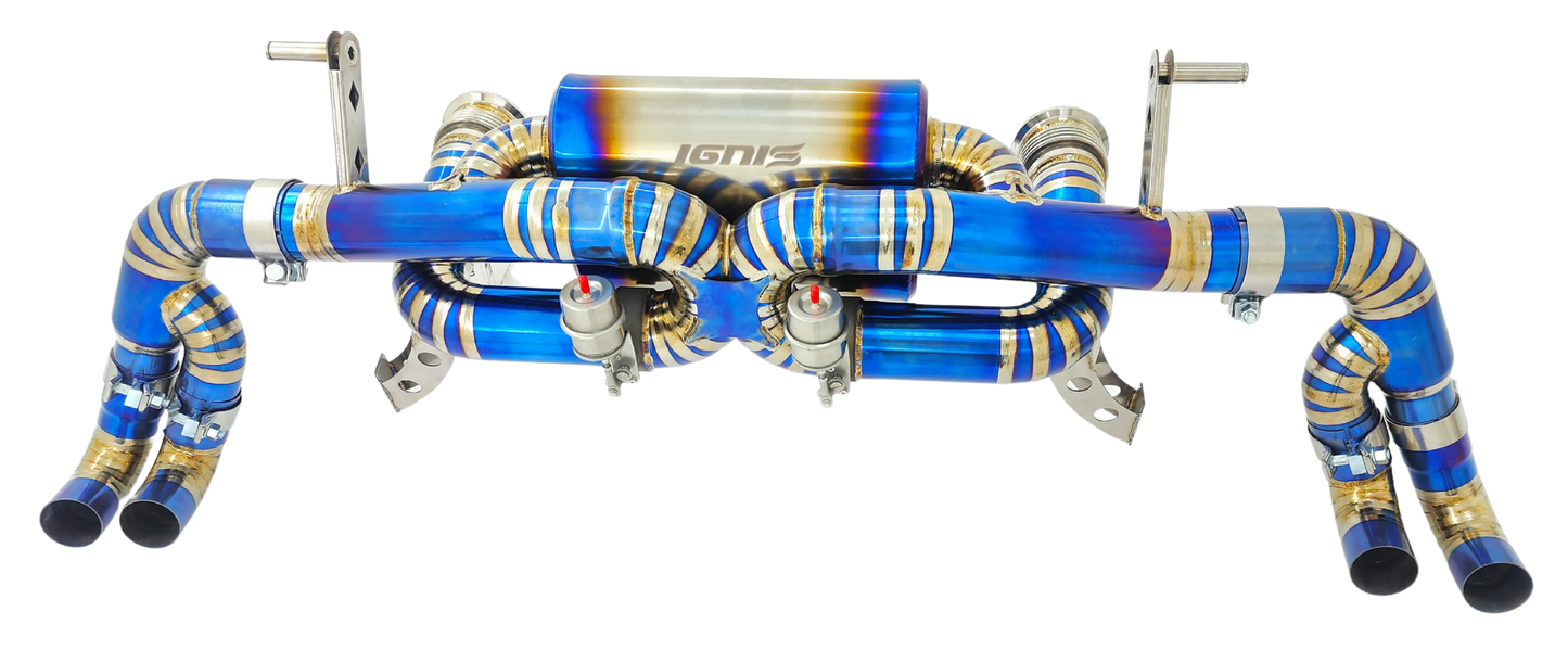 Audi R8 V8/V10 Valved Titanium Cat-Back Race Exhaust (07-24)