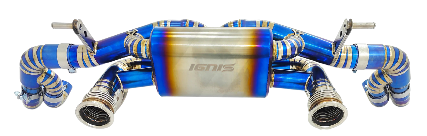 Audi R8 V8/V10 Valved Titanium Cat-Back Race Exhaust (07-24)