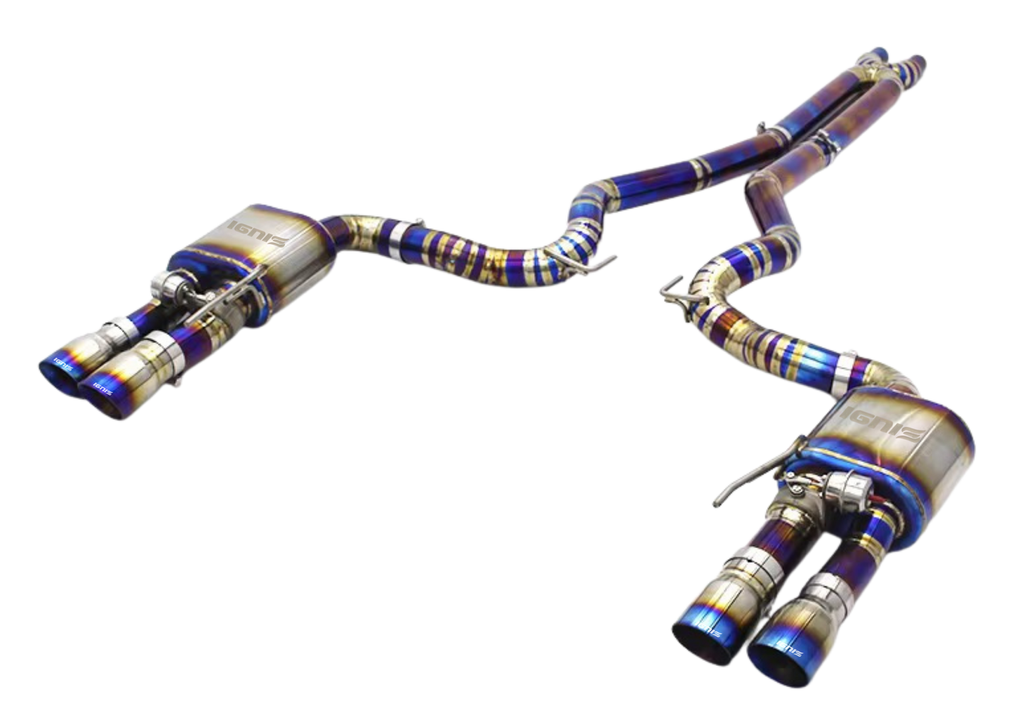 Ford S650 Mustang Dark Horse Valved Titanium Cat-Back Exhaust (2024+)