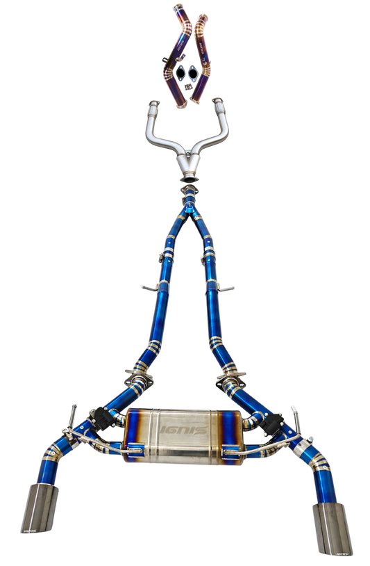 Infiniti Q50 VR30 Valved Titanium Cat-Back Exhaust (2016+)