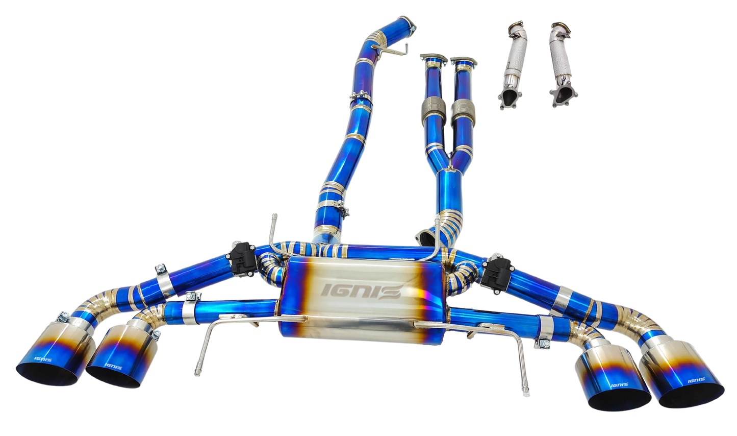Nissan R35 GT-R Valved Titanium Cat-Back Exhaust (09-24)