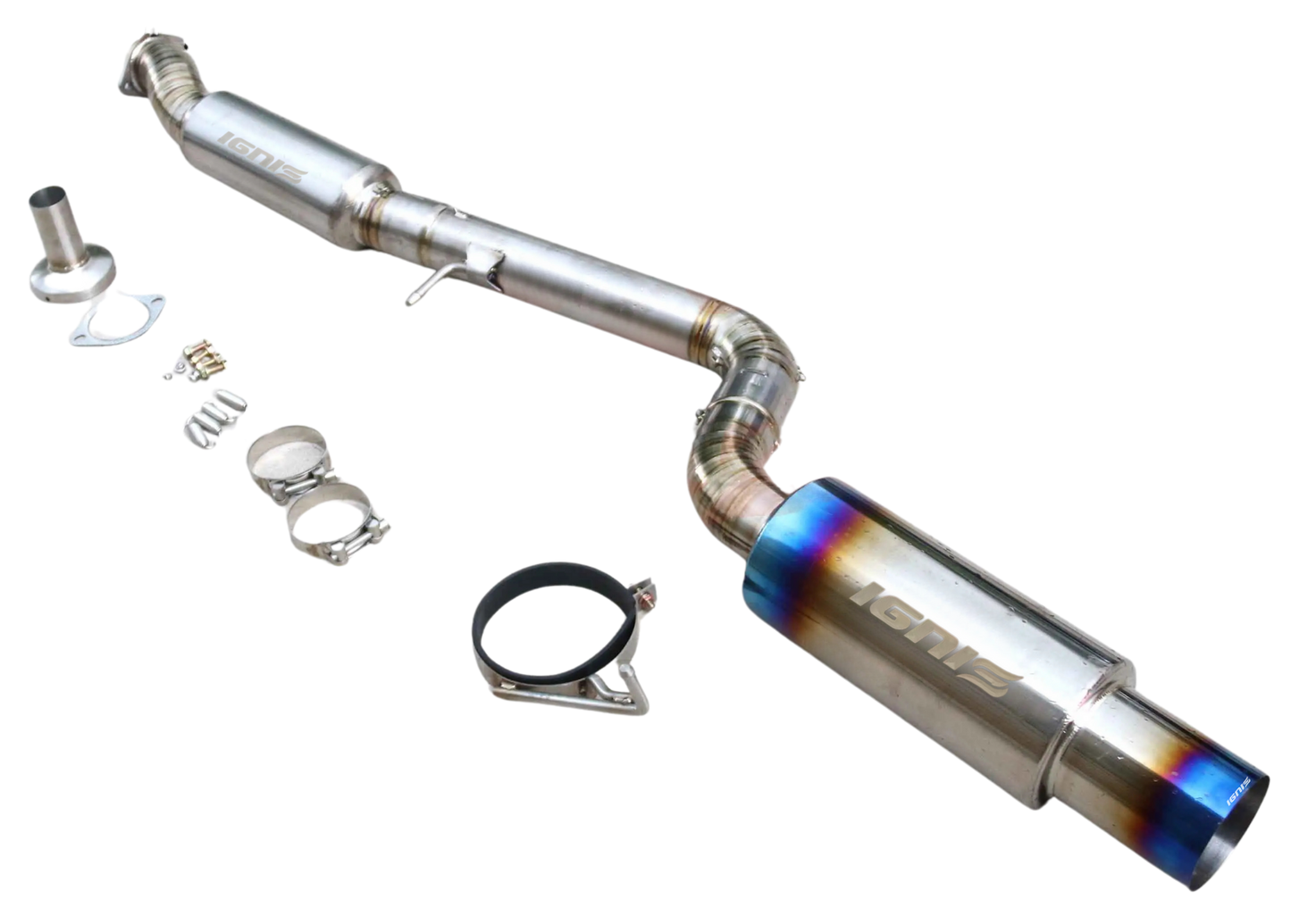Nissan Z34 370Z Titanium Race Single Exit Cat-Back Exhaust (09-20)