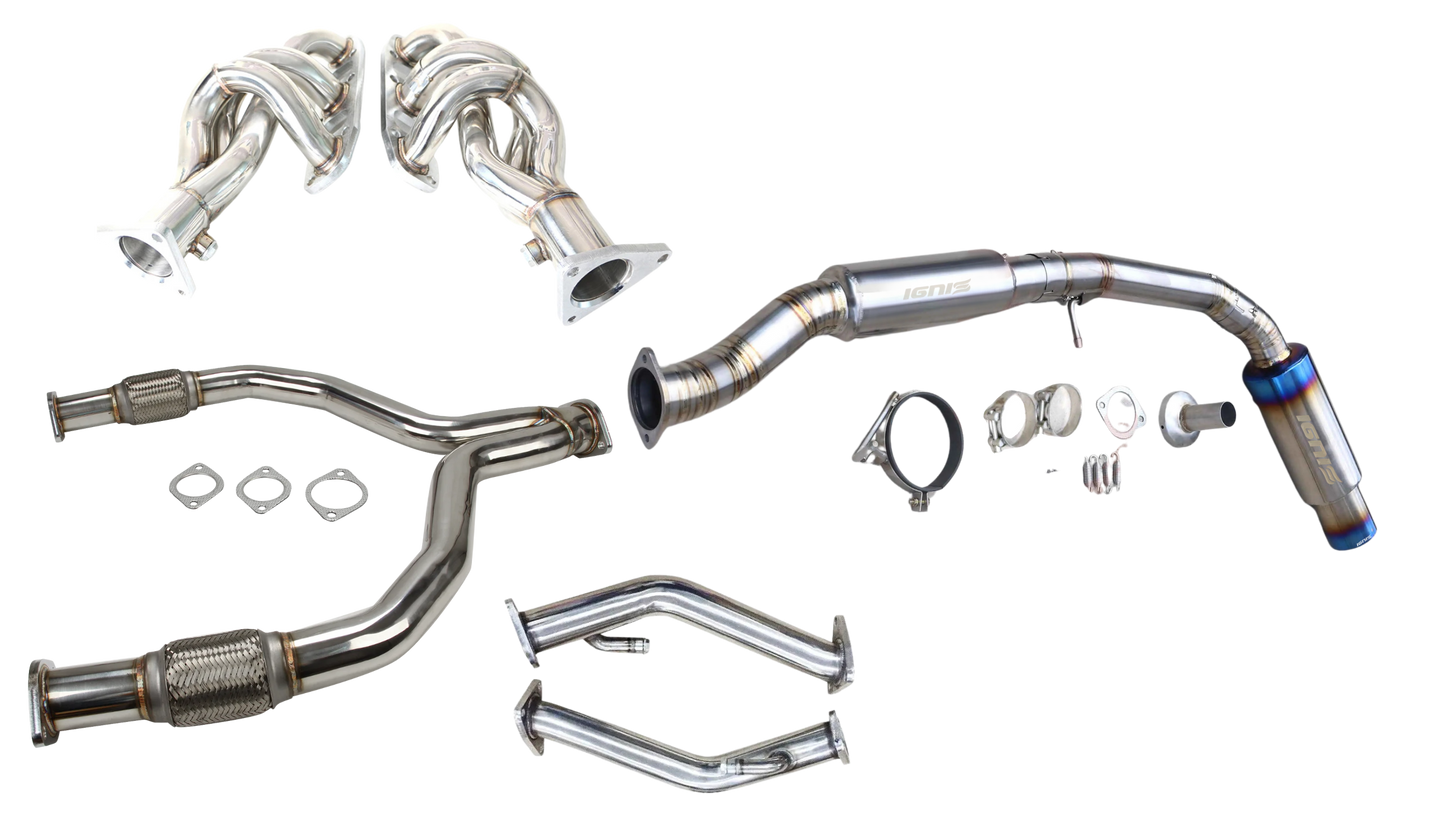 Nissan Z33 350Z Titanium Race Single Exit Cat-Back Exhaust (03-09)