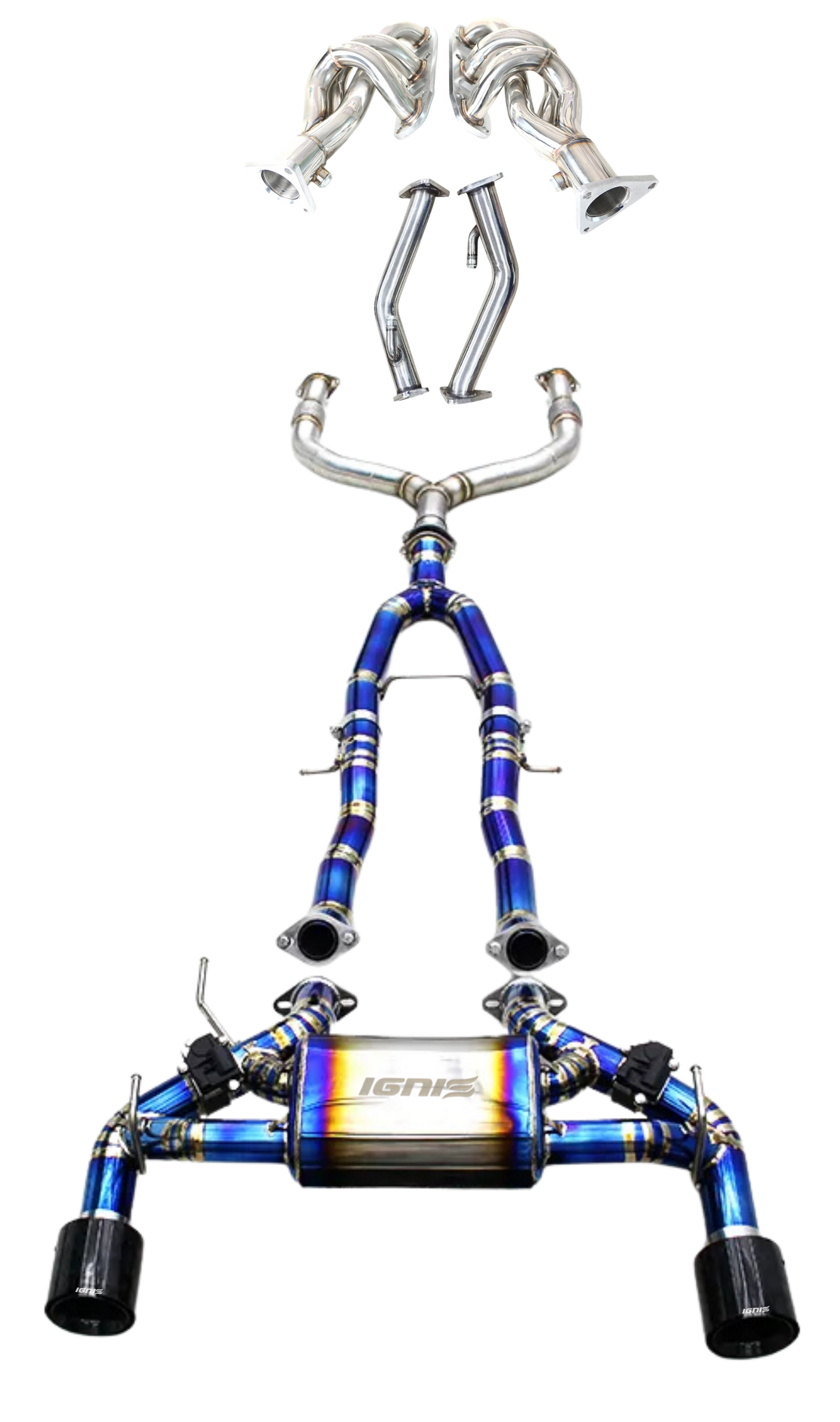Nissan Z34 370Z Valved Titanium Cat-Back Exhaust (09-20)