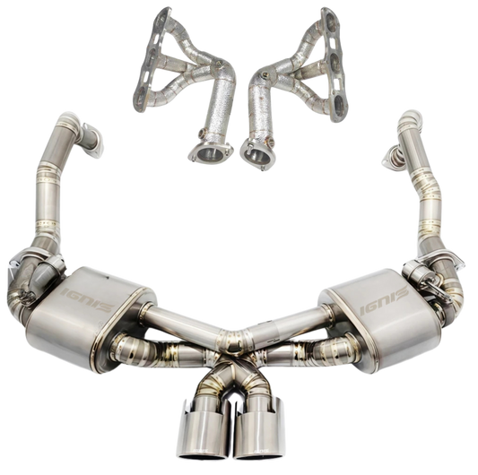 Porsche 981 Boxster / Cayman / GT4 / Spyder Valved Titanium Exhaust System (12-16)