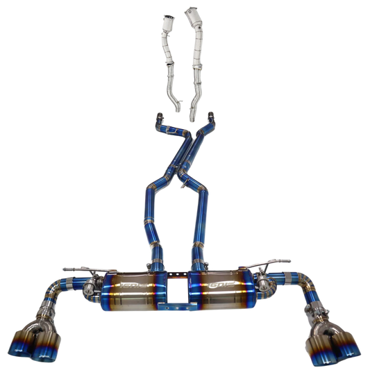 Porsche 958 Cayenne Turbo / Turbo S Valved Titanium Cat-Back Exhaust (11-18)