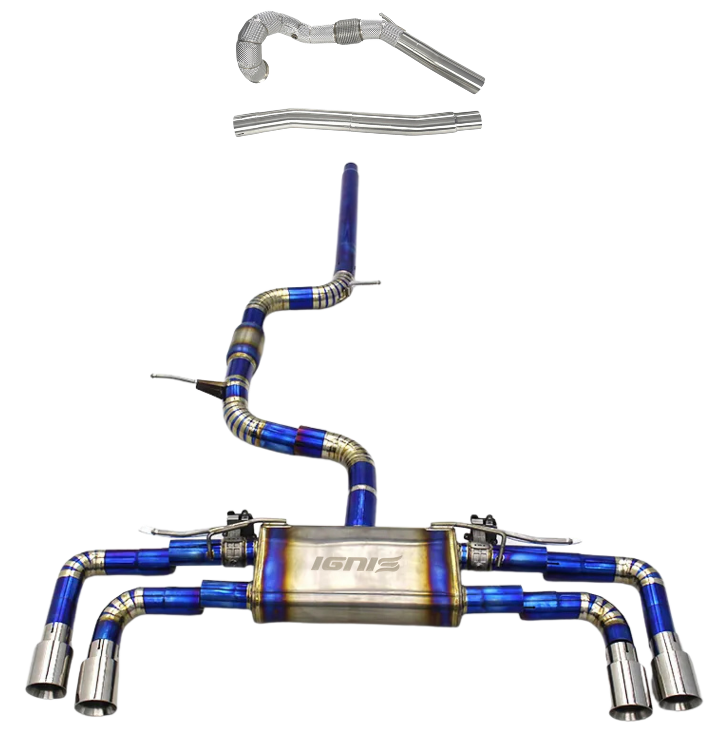 Seat/Cupra Leon Valved Titanium Cat-Back Exhaust (2013+)