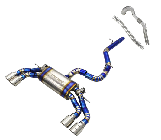 VW MK7/MK7.5 Golf R Valved Titanium Cat-Back Exhaust (13-21)