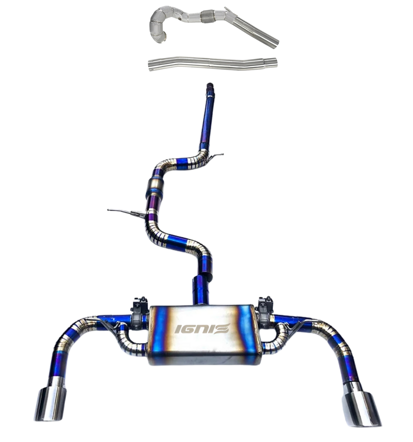 VW Mk7/Mk7.5 Golf GTI Valved Titanium Cat-Back Exhaust (13-21)