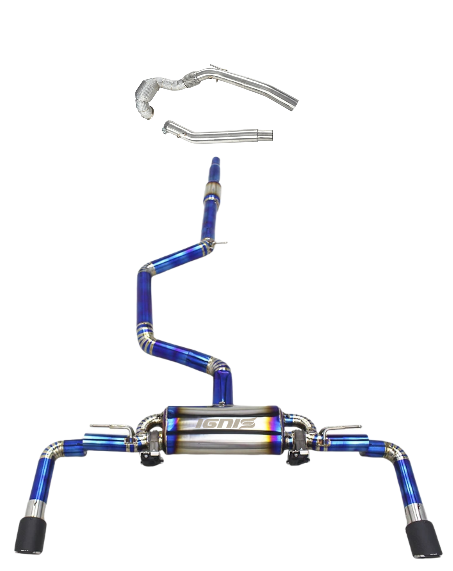 VW Mk8 Golf GTI Valved Titanium Cat-Back Exhaust (2022+)