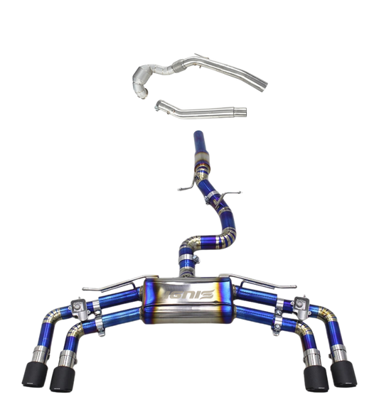 VW Mk8 Golf R Valved Titanium Cat-Back Exhaust (2022+)