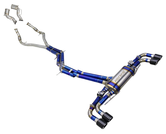 Porsche 9Y0 Cayenne Turbo / GTS / Turbo S E-Hybrid Valved Titanium Cat-Back Exhaust (2019+)