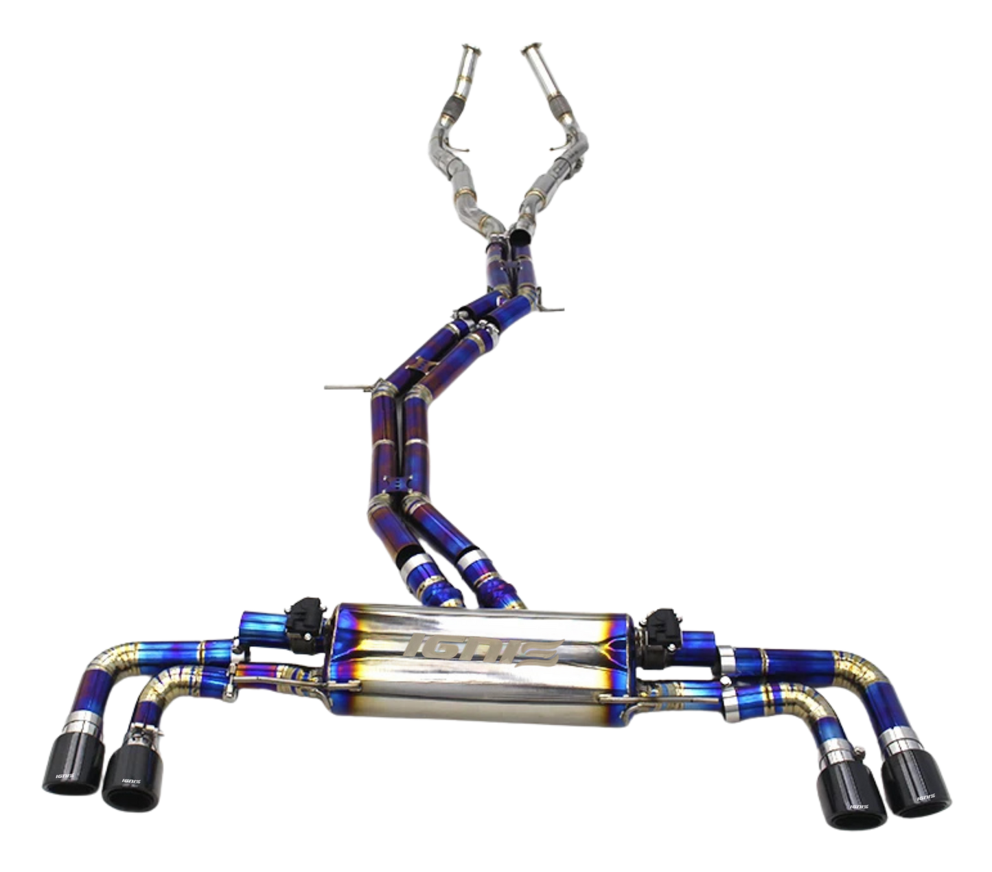 Porsche 9Y0 Cayenne S Valved Titanium Cat-Back Exhaust (19-23)